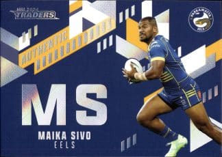 2024 NRL Traders NRL Authentic Initials - AI11 Maika Sivo Parramatta Eels
