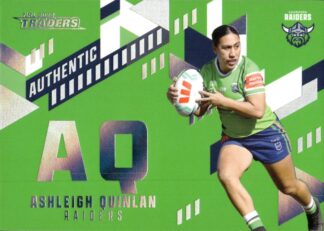 2024 NRL Traders NRLW Authentic Initials - AI19 Ashleigh Quinlan Canberra Raiders