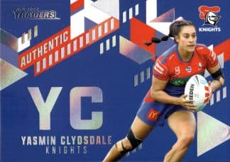 2024 NRL Traders NRLW Authentic Initials - AI22 Yasmin Clydsdale Newcastle Knights