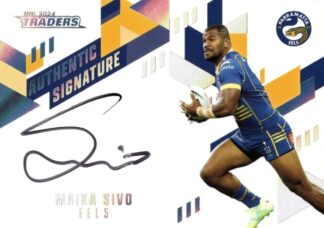 2024 NRL Traders NRL Authentic Signature White - AW11 Maika Sivo Parramatta Eels