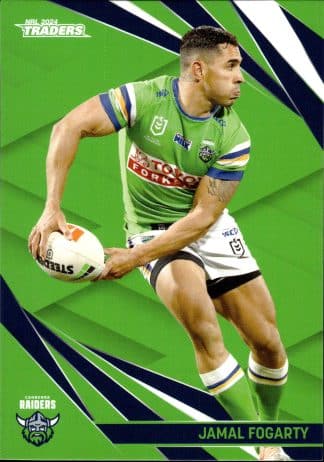 2024 NRL Traders Common Card - Base 011 Jamal Fogarty Canberra Raiders