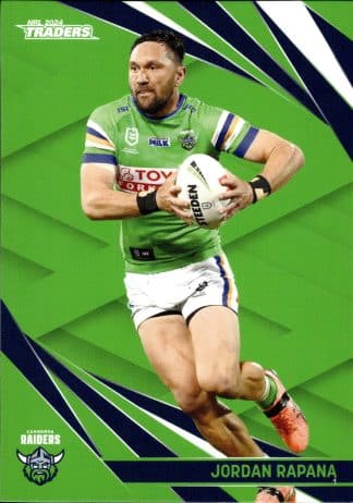 2024 NRL Traders Common Card - Base 015 Jordan Rapana Canberra Raiders
