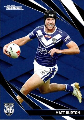 2024 NRL Traders Common Card - Base 021 Matt Burton Canterbury Bulldogs