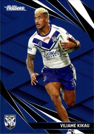 2024 NRL Traders Common Card - Base 022 Viliame Kikau Canterbury Bulldogs