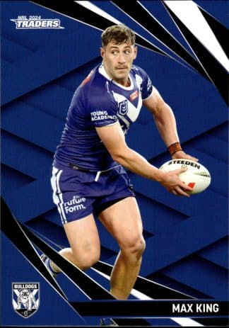 2024 NRL Traders Common Card - Base 023 Max King Canterbury Bulldogs