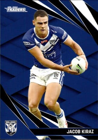 2024 NRL Traders Common Card - Base 024 Jacob Kiraz Canterbury Bulldogs