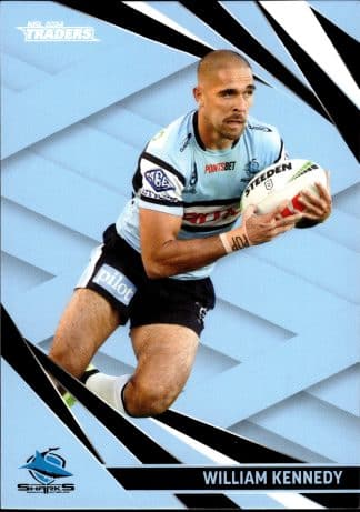 2024 NRL Traders Common Card - Base 031 William Kennedy Cronulla Sharks