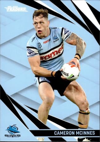 2024 NRL Traders Common Card - Base 032 Cameron McInnes Cronulla Sharks