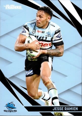 2024 NRL Traders Common Card - Base 035 Jesse Ramien Cronulla Sharks