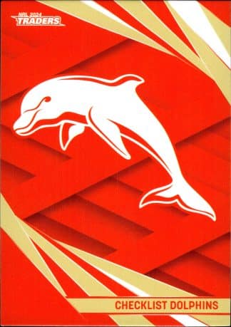 2024 NRL Traders Common Card - Base 037 Checklist Dolphins