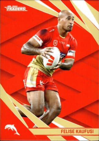 2024 NRL Traders Common Card - Base 042 Felise Kaufusi Dolphins