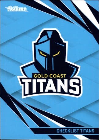 2024 NRL Traders Common Card - Base 046 Checklist Gold Coast Titans