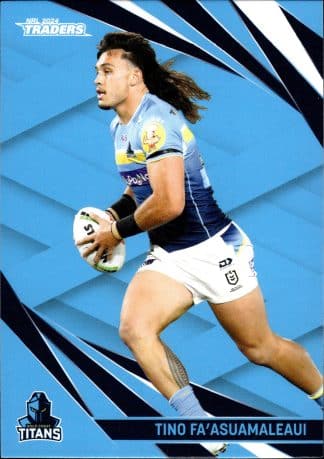 2024 NRL Traders Common Card - Base 049 Tino Fa'asuamaleaui Gold Coast Titans