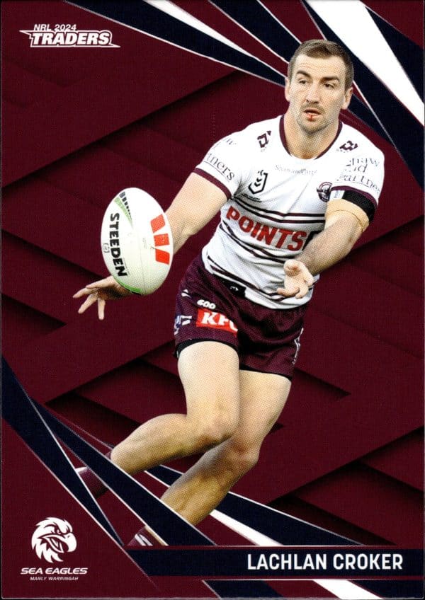 2024 NRL Traders Common Card - Base 057 Lachlan Croker Manly Sea Eagles