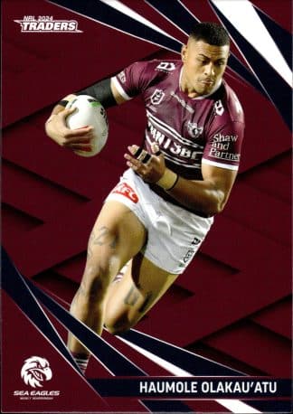 2024 NRL Traders Common Card - Base 060 Haumole Olakau`atu Manly Sea Eagles
