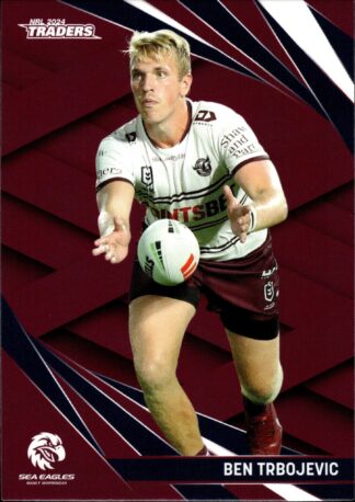 2024 NRL Traders Common Card - Base 061 Ben Trbojevic Manly Sea Eagles