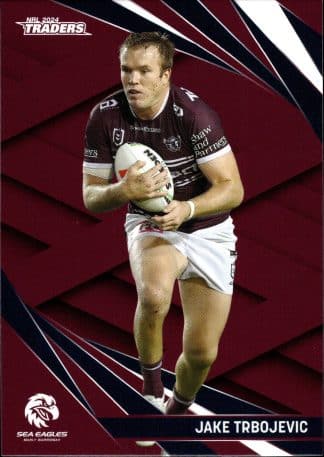 2024 NRL Traders Common Card - Base 062 Jake Trbojevic Manly Sea Eagles