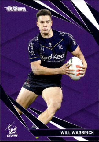 2024 NRL Traders Common Card - Base 071 Will Warbrick Melbourne Storm