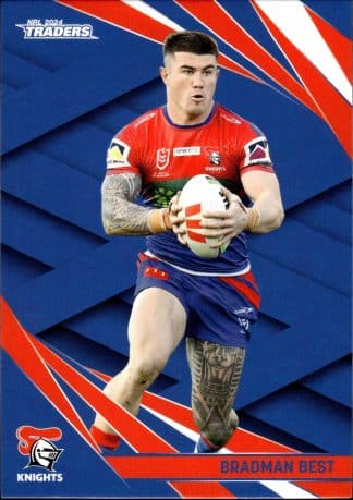 2024 NRL Traders Common Card - Base 074 Bradman Best Newcastle Knights