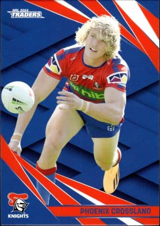 2024 NRL Traders Common Card - Base 075 Phoenix Crossland Newcastle Knights