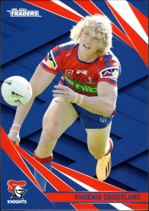 2024 NRL Traders Common Card - Base 075 Phoenix Crossland Newcastle Knights