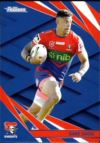 2024 NRL Traders Common Card - Base 076 Dane Gagai Newcastle Knights