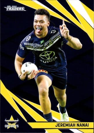 2024 NRL Traders Common Card - Base 086 Jeremiah Nanai North QLD Cowboys