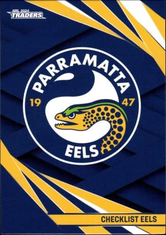 2024 NRL Traders Common Card - Base 091 Checklist Parramatta Eels