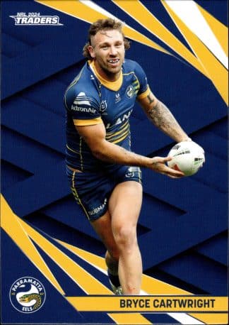2024 NRL Traders Common Card - Base 093 Bryce Cartwright Parramatta Eels