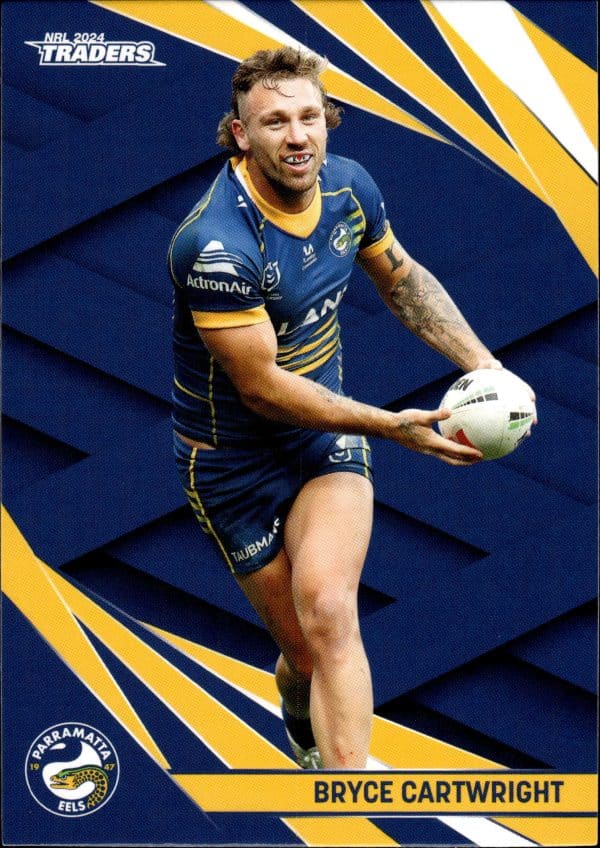 2024 NRL Traders Common Card - Base 093 Bryce Cartwright Parramatta Eels