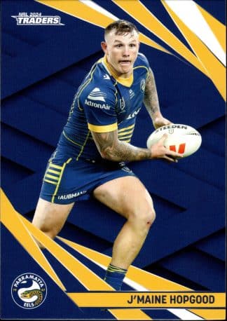 2024 NRL Traders Common Card - Base 095 J'maine Hopgood Parramatta Eels