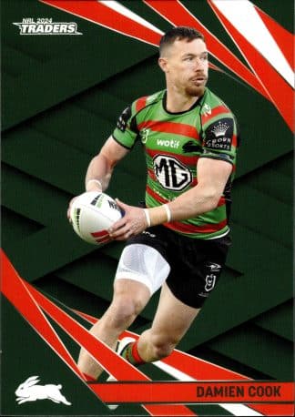 2024 NRL Traders Common Card - Base 111 Damien Cook South Sydney Rabbitohs