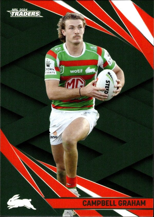2024 NRL Traders Common Card - Base 112 Campbell Graham South Sydney Rabbitohs