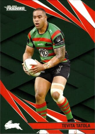 2024 NRL Traders Common Card - Base 116 Tevita Tatola South Sydney Rabbitohs