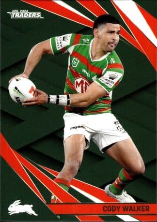 2024 NRL Traders Common Card - Base 117 Cody Walker South Sydney Rabbitohs