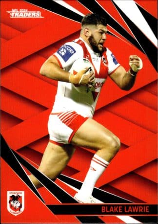 2024 NRL Traders Common Card - Base 122 Blake Lawrie St George Dragons