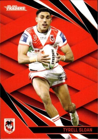 2024 NRL Traders Common Card - Base 125 Tyrell Sloan St George Dragons