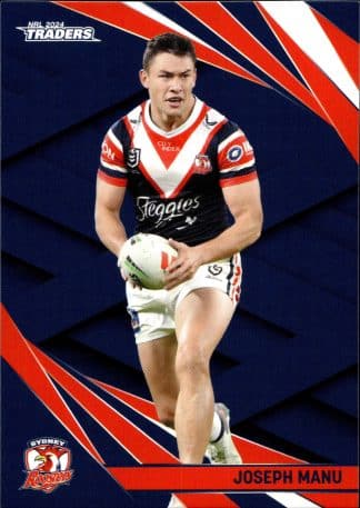 2024 NRL Traders Common Card - Base 130 Joseph Manu Sydney Roosters