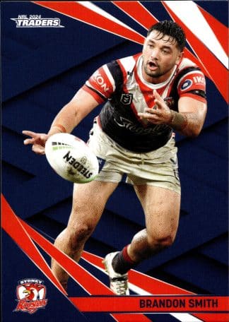 2024 NRL Traders Common Card - Base 132 Brandon Smith Sydney Roosters