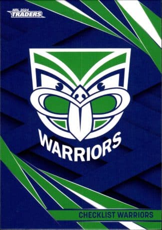 2024 NRL Traders Common Card - Base 136 Checklist Warriors