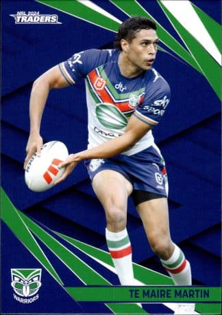 2024 NRL Traders Common Card - Base 142 Te Maire Martin Warriors