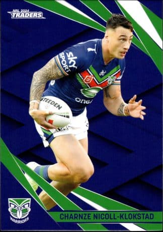 2024 NRL Traders Common Card - Base 143 Charnze Nicoll-Klokstad Warriors