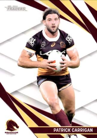 2024 NRL Traders Pearl Specials - PS003 Patrick Carrigan Brisbane Broncos