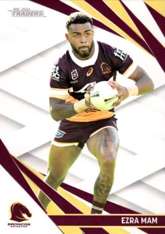 2024 NRL Traders Pearl Specials - PS006 Ezra Mam Brisbane Broncos