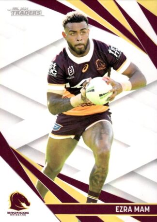 2024 NRL Traders Pearl Specials - PS006 Ezra Mam Brisbane Broncos