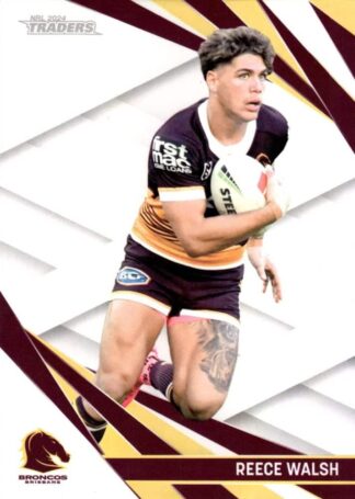 2024 NRL Traders Pearl Specials - PS009 Reece Walsh Brisbane Broncos