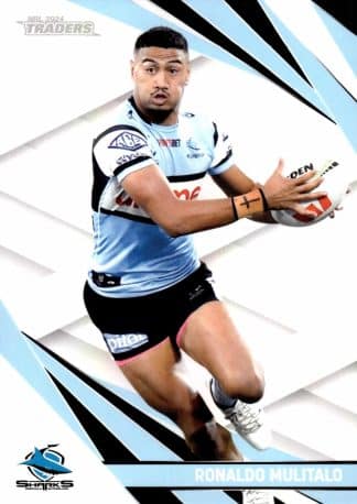 2024 NRL Traders Pearl Specials - PS033 Ronaldo Mulitalo Cronulla Sharks