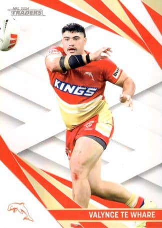 2024 NRL Traders Pearl Specials - PS045 Valynce Te Whare Dolphins