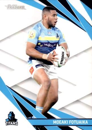 2024 NRL Traders Pearl Specials - PS052 Moeaki Fotuaika Gold Coast Titans