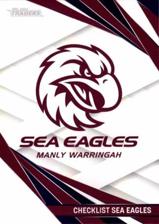 2024 NRL Traders Pearl Specials - PS055 Checklist Manly Sea Eagles
